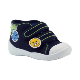 Slippers boys sneakers Befado turnips navy blue 1