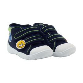 Slippers boys sneakers Befado turnips navy blue 4