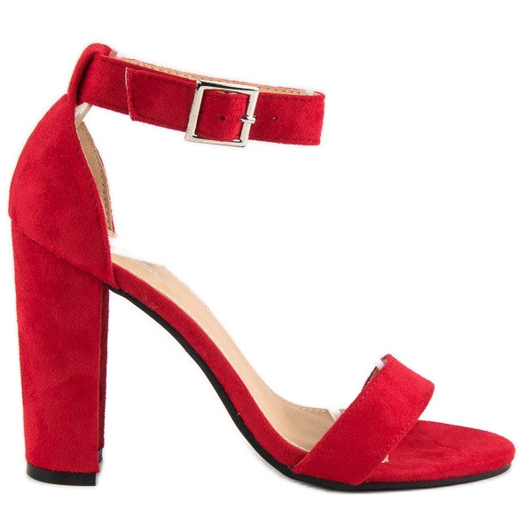 Classic Sandals On A Bar red 1