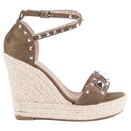 Bestelle Rock espadrilles sandals green 2