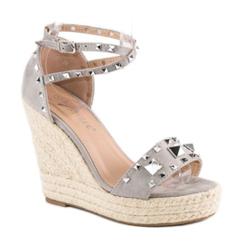 Bestelle Rock espadrilles sandals grey 1