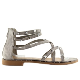 Gray sandals for women 358 Gray grey 2