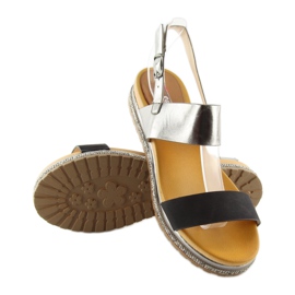 Black women's sandals SL88P Black 2