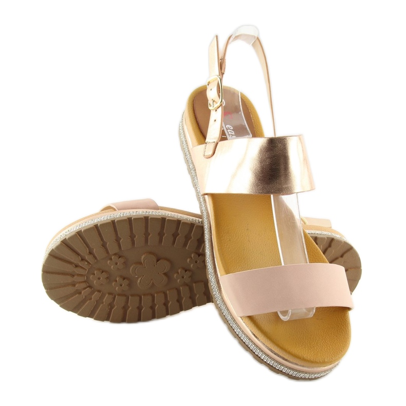 Pink women's sandals SL88P Pink 2