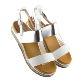 White women's sandals SL88P White 1