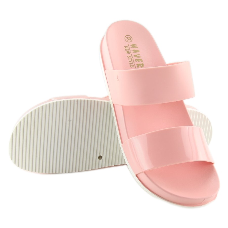 Slides silicone pink KM122 D. Pink 1