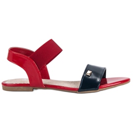 American Club Red american sandals 2