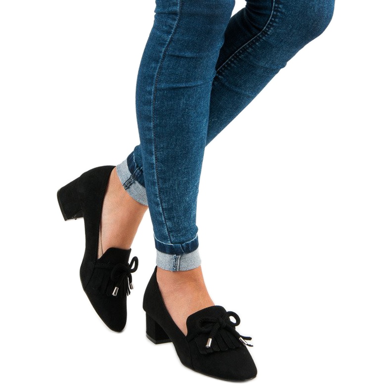 Moccasins On A Post black 1