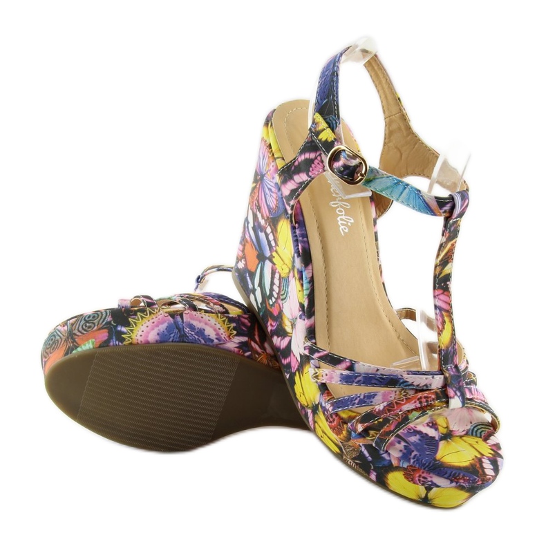 Sandals on the wedge YX-17 black 2