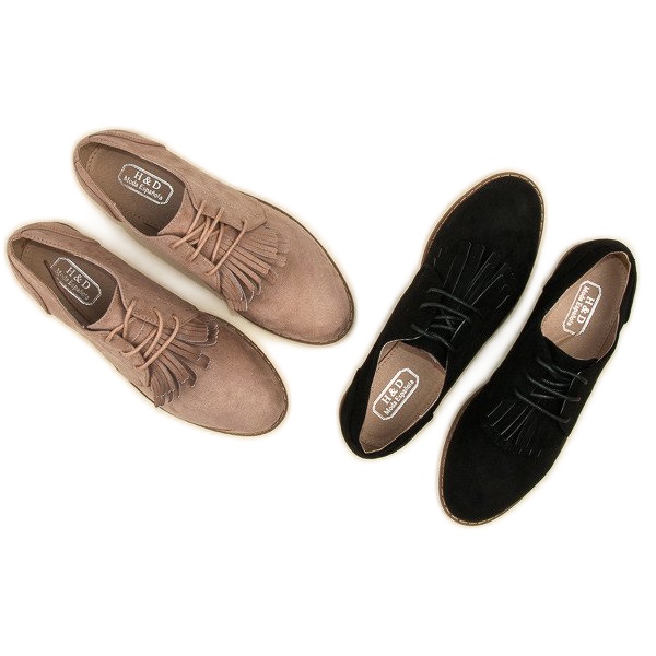 Tied up suede boho shoes black 1