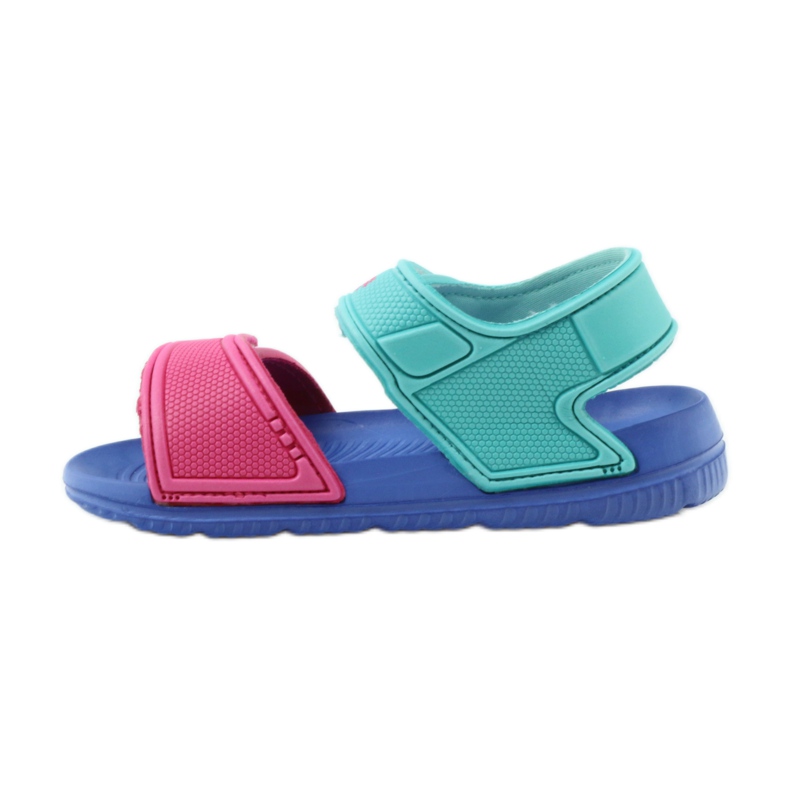 American Club blue children's sandals for water 6631 green pink 2 American Club blue children's sandals for water 6631 green pink 2