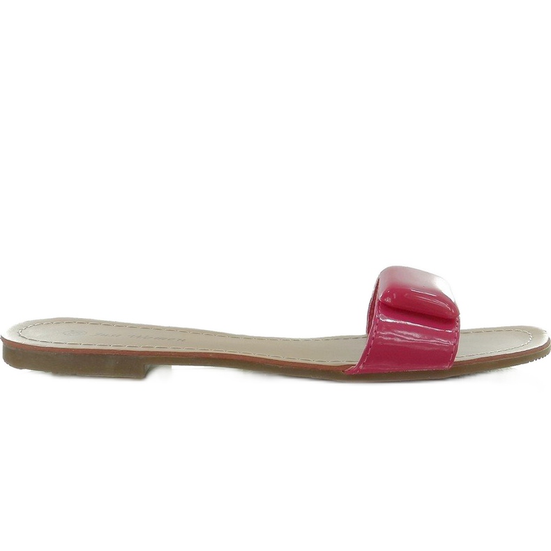 Slippers with a strap 8293-60 Fuchsia pink 1