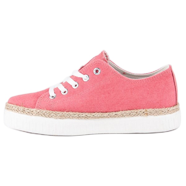 Kylie Tied Creepers On The Platform pink 2