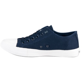 McKey Women's navy blue sneakers 1
