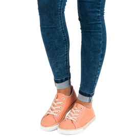 Kylie Lace-up espadrilles orange 1