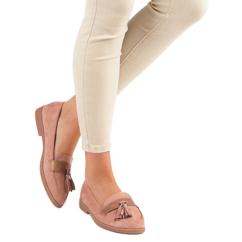 Elegant pink moccasins 2