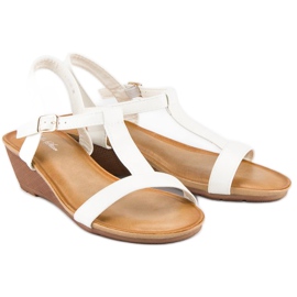 Bello Star Women's summer sandals white 2