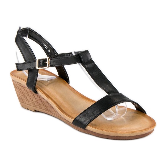 Bello Star Women's summer sandals black 1