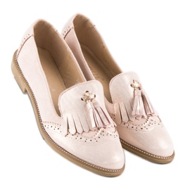 Bestelle Stylish women's loafers pink 1