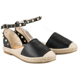 Rock espadrilles sandals black 1