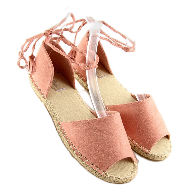 Espadrilles open toe pink Z-17 pink 2