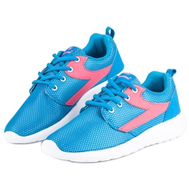 Hasby Textile Sports Footwear blue pink 2