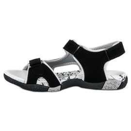 Hasby Sports flat sandals black 1