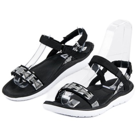 American Club Black american sandals 1