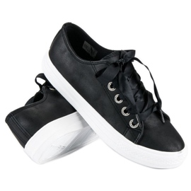 Fashionable Sneakers On The Binding black 2