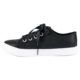 Fashionable Sneakers On The Binding black 1