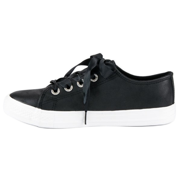 Fashionable Sneakers On The Binding black 1