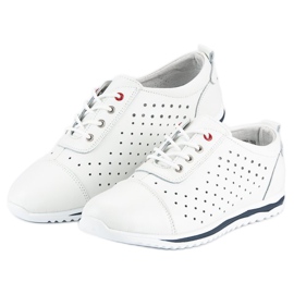 Openwork vinceza sneakers white 2