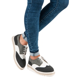 Ideal Shoes Shoes, espadrilles grey 2