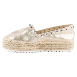 Forever Folie Espadrilles on the platform yellow 2