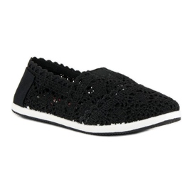 Marquiz Black lace sneakers 1