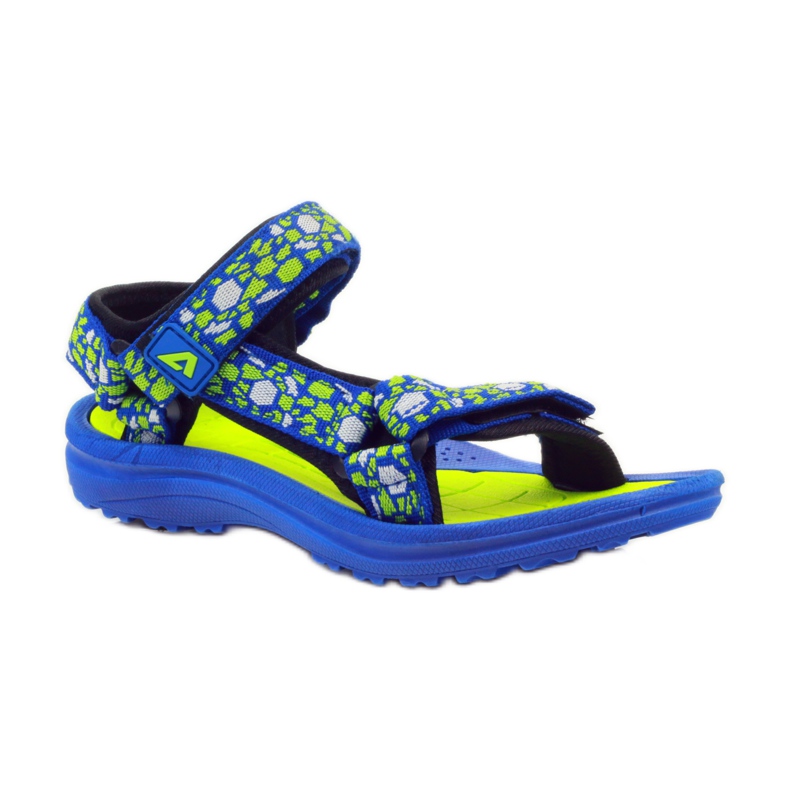 American Club blue children's sandals 8122 green 1
