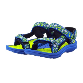 American Club blue children's sandals 8122 green 3