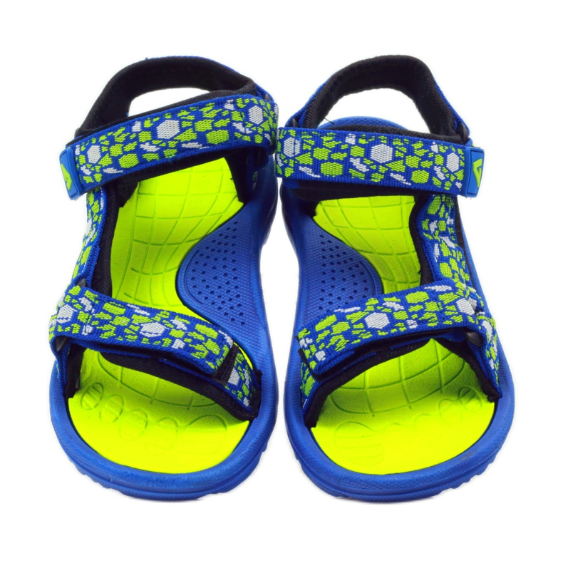 American Club blue children's sandals 8122 green 4