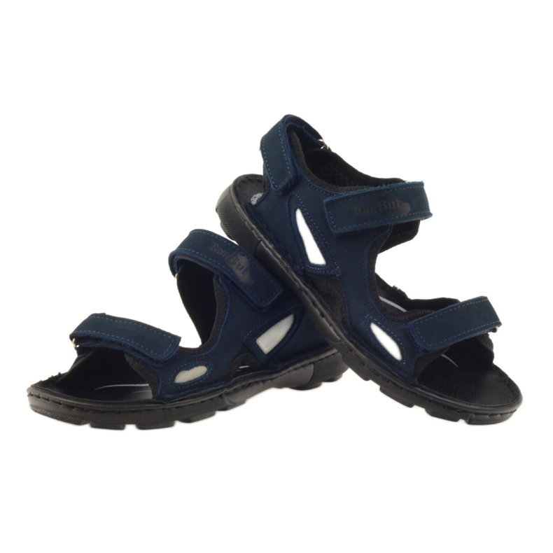 Ren butter flexible boys sandals 255 navy blue 3 Ren butter flexible boys sandals 255 navy blue 3