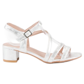 Ideal Shoes Flat sandals grey 1