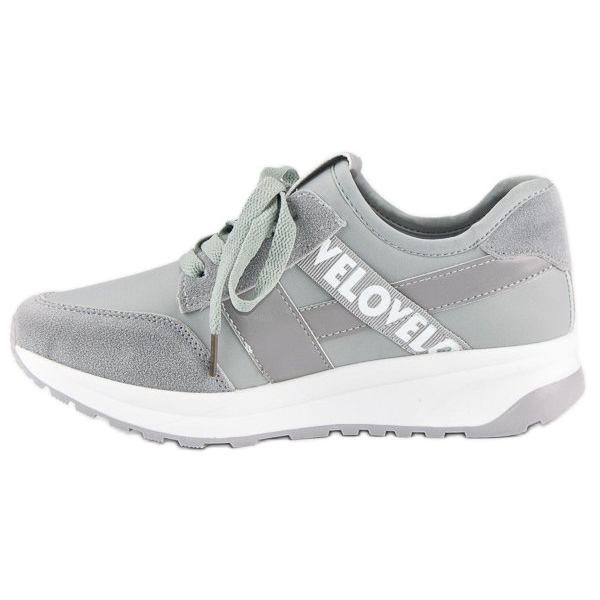 Gray sports shoes grey 2