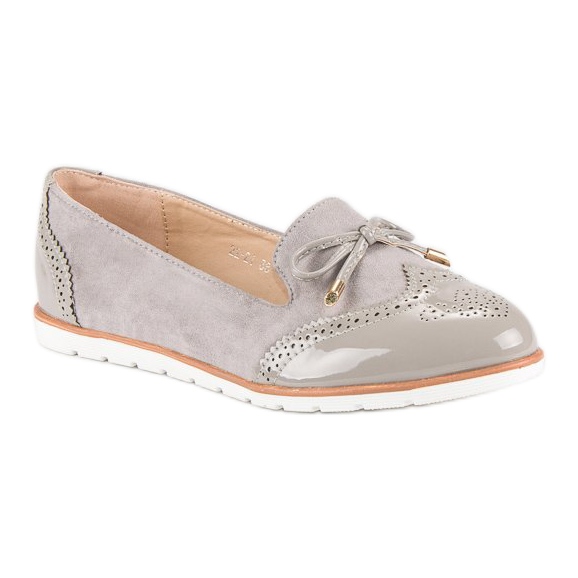 Super Me Casual gray loafers grey 1