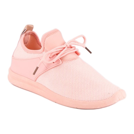 Super Me Pink textile sneakers 1 Super Me Pink textile sneakers 1