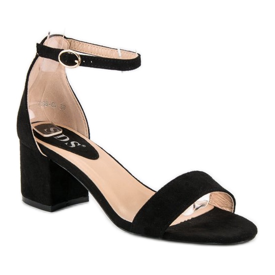 SDS Low-heeled sandals black 2 SDS Low-heeled sandals black 2