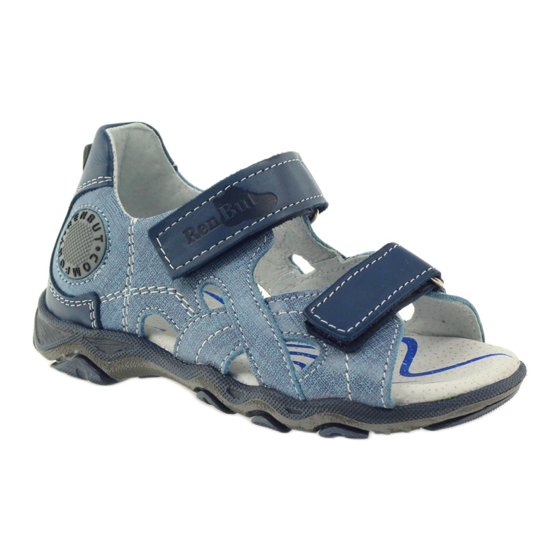 Sandals With Velcro Ren But 3053 jeans blue 1