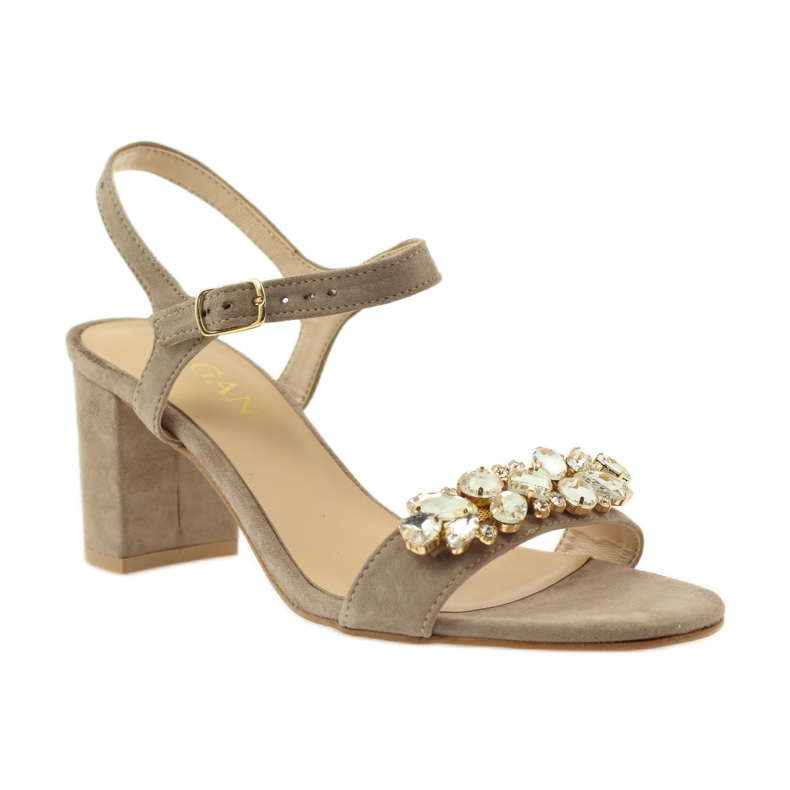 Sandals on the Sagan 53214 beige post 1