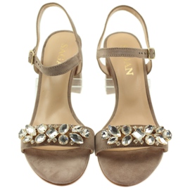 Sandals on the Sagan 53214 beige post 4