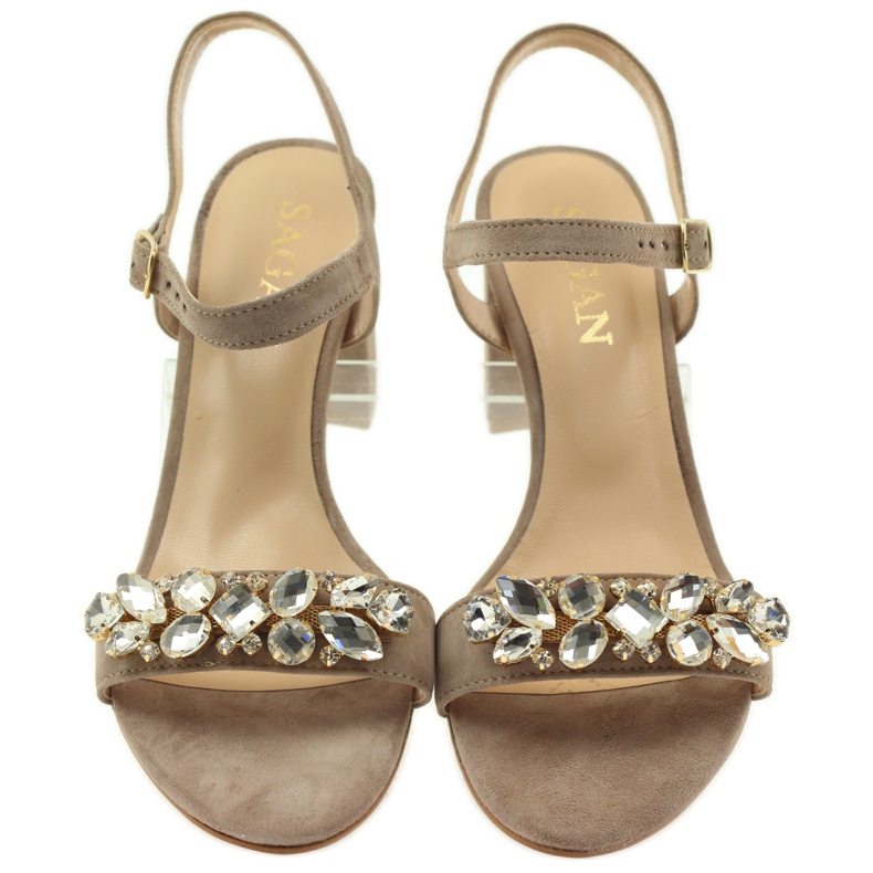 Sandals on the Sagan 53214 beige post 4