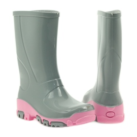 Galoshes with silver ions Ren But gray pink grey 3