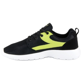 Hasby Textile sports shoes black yellow 1